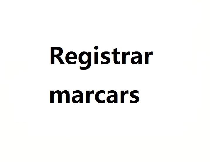 Registrar marcars